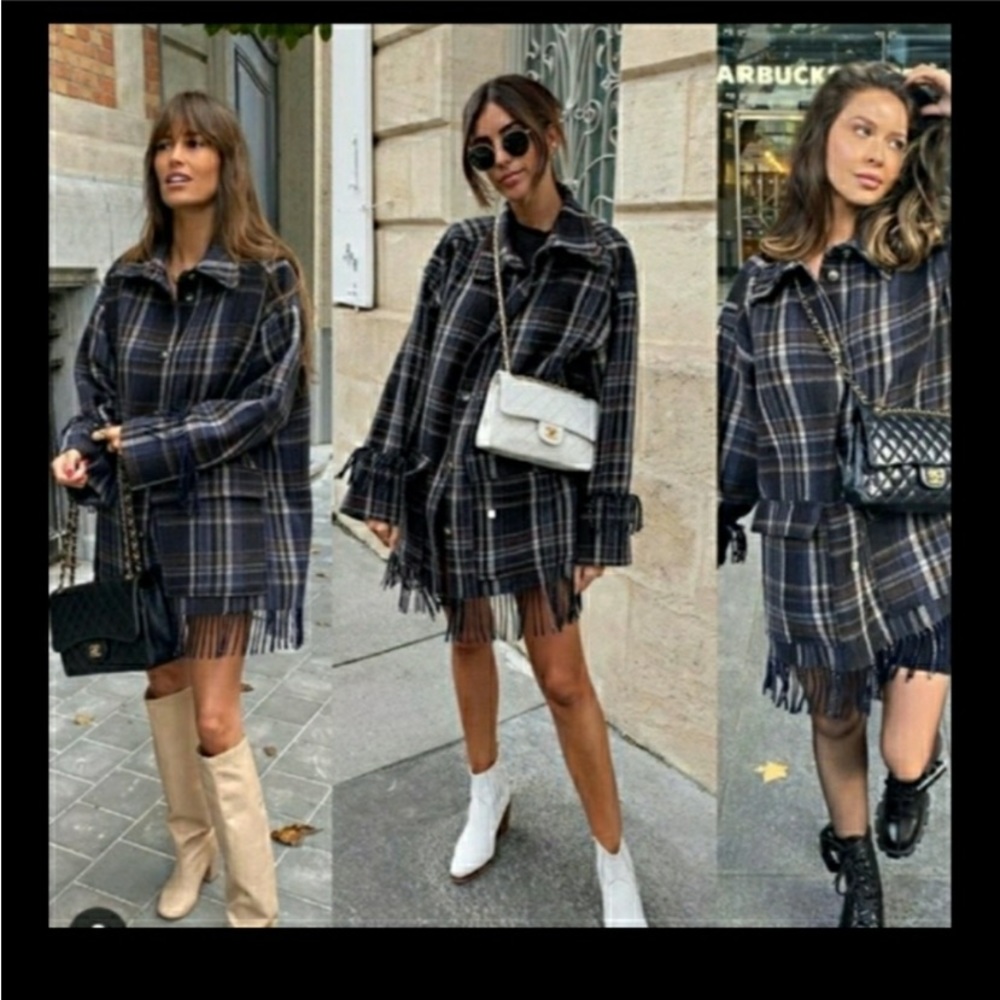 Fringe coat